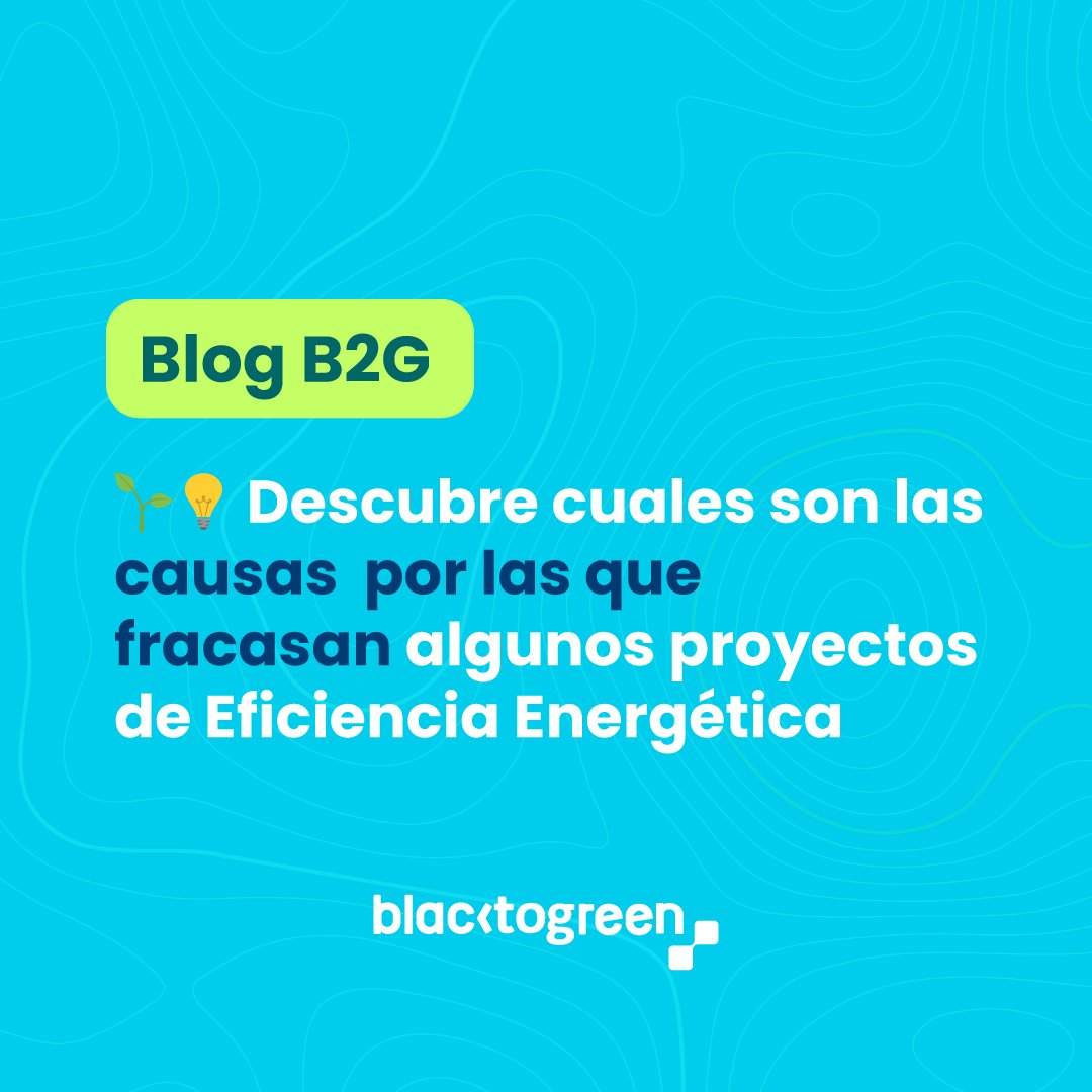 La Eficiencia Energética consiste en utilizar equipos o hacer instalaciones que consuman menos energía, sin afectar su rendimiento. Sin embargo, no siempre son exitosos, descubre seis causas que hacen que un proyecto fracase en nuestro nuevo blog. blacktogreen.com/2024/07/por-qu…