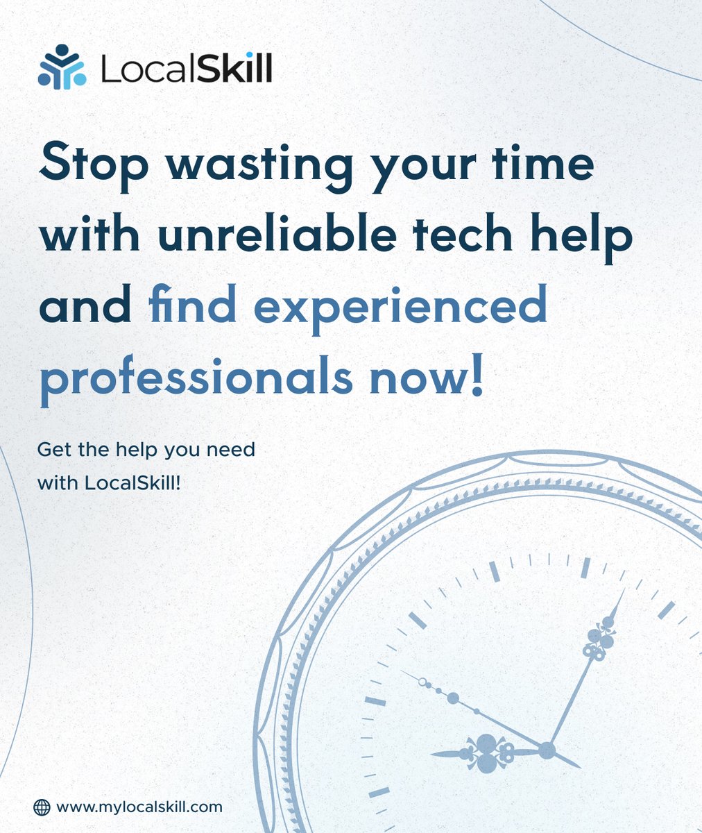 MyLocalSkill's tweet image. #IT #ITJobs #ITSpecialist #ITExperts #ITstaffing #Staffingservices #developers #ITServices #ITRecruiters #ITprofessionals #Engineering #manufacturing #Automative #Accounting #Recruiters #Recruiting #hiring #staffing #Recruitment #Canada 🇨🇦 #USA 🇺🇸
Visit: mylocalskill.com