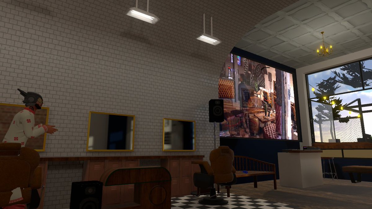 3Marco_VRChat's tweet photo. マジ床屋DJで面白すぎる
#VRChat #SodaWorld #MoveYourAvatar https://t.co/qDy1KtldI9