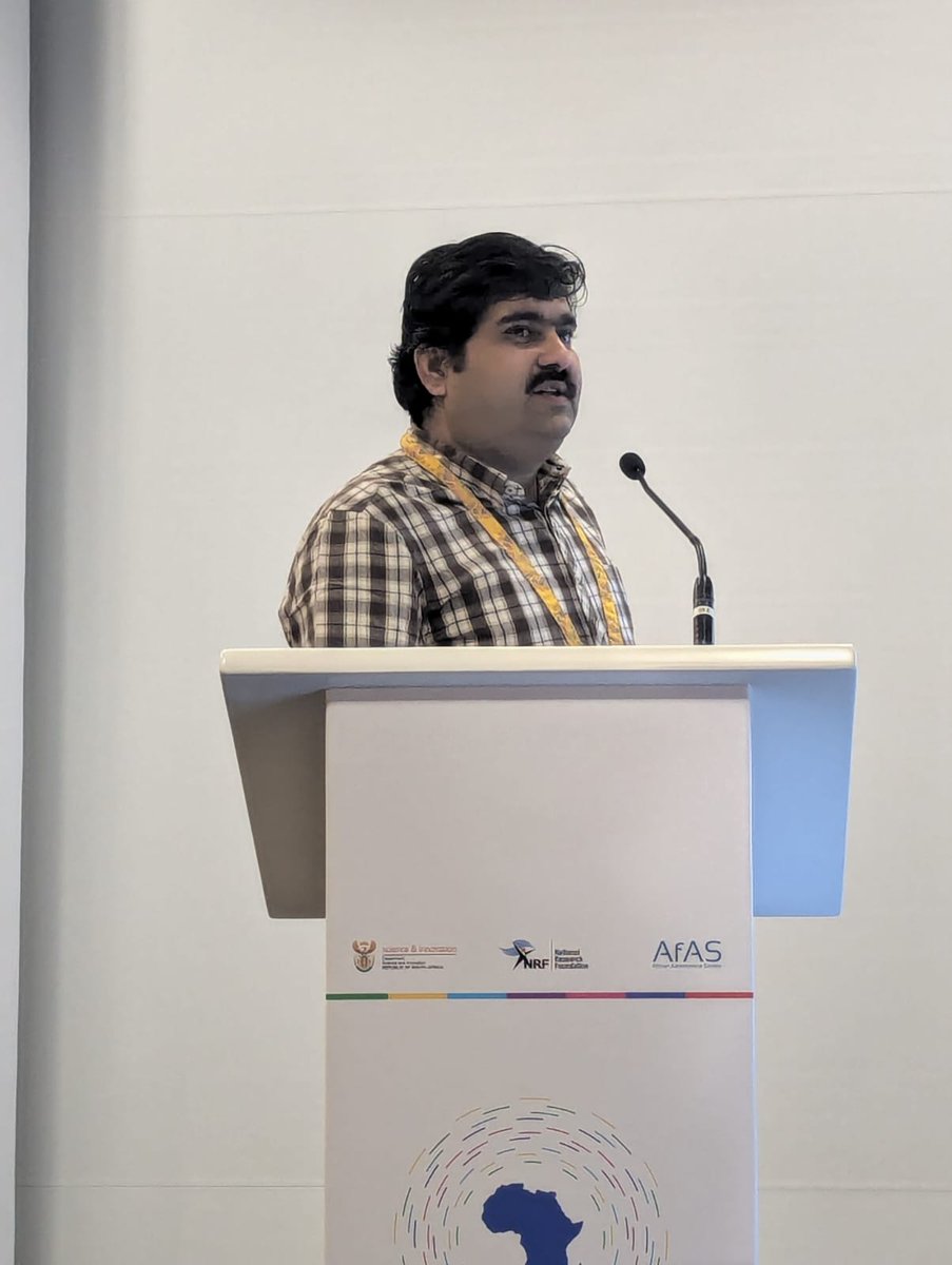 In the session titled 'Radio Astronomy in an increasingly crowded spectrum', Kaushal Buch, <a href="/NCRA_Outreach/">National Centre for Radio Astrophysics</a> presented an overview of hardware based real-time RFI mitigation techniques, including the statistical filtering technique employed at GMRT. <a href="/astronomy2024/">IAU GA 2024 🌍</a> #IndiaIAUGA2034