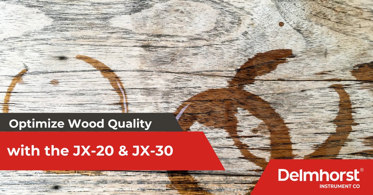 Every woodworker, flooring contractor, and lumber processor can be confident of their project’s optimal %MC when they use Delmhorst’s JX-20 and JX-30 moisture meters for wood. The meters save time and money. bit.ly/3WScJIN

#moisturecontent #wood #lumber #moisturemeter