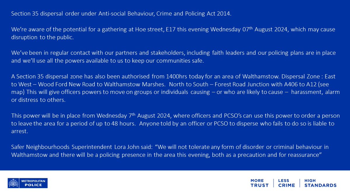 Waltham Forest MPS | North East BCU tweet media