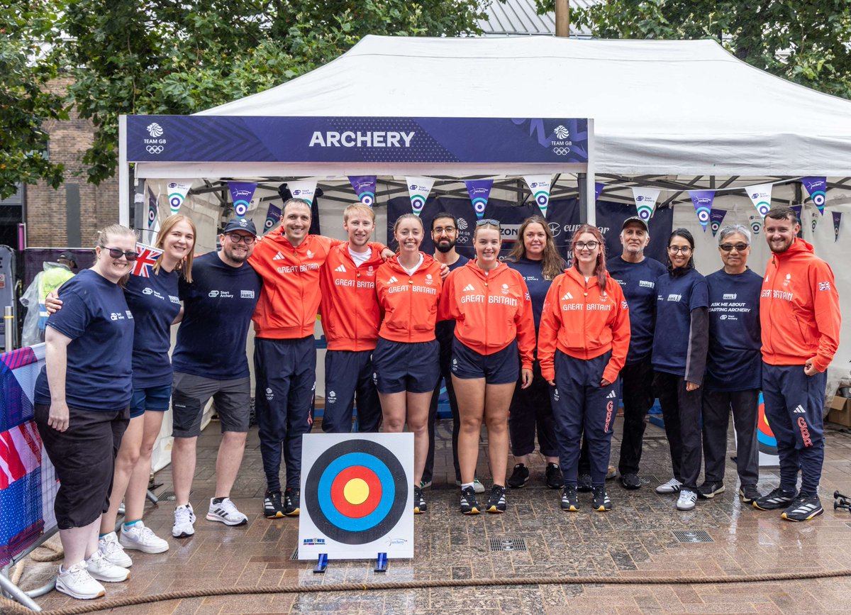 Archery GB staff and volunteers have delivered an archery have a go <a href="/TeamGB/">Team GB</a>'s fanzone in London.
The event saw over 5,250 people try our amazing sport.
We were joined on the last day by the GB archery team who were welcomed back home.
<a href="/TNLUK/">The National Lottery</a> <a href="/uk_sport/">UK Sport</a>