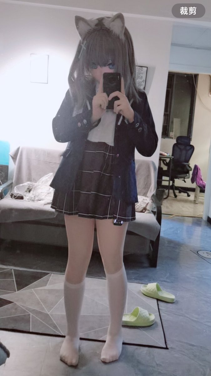 老...老师，戴上这个真的可以让骑行变快吗？
#kigurumi