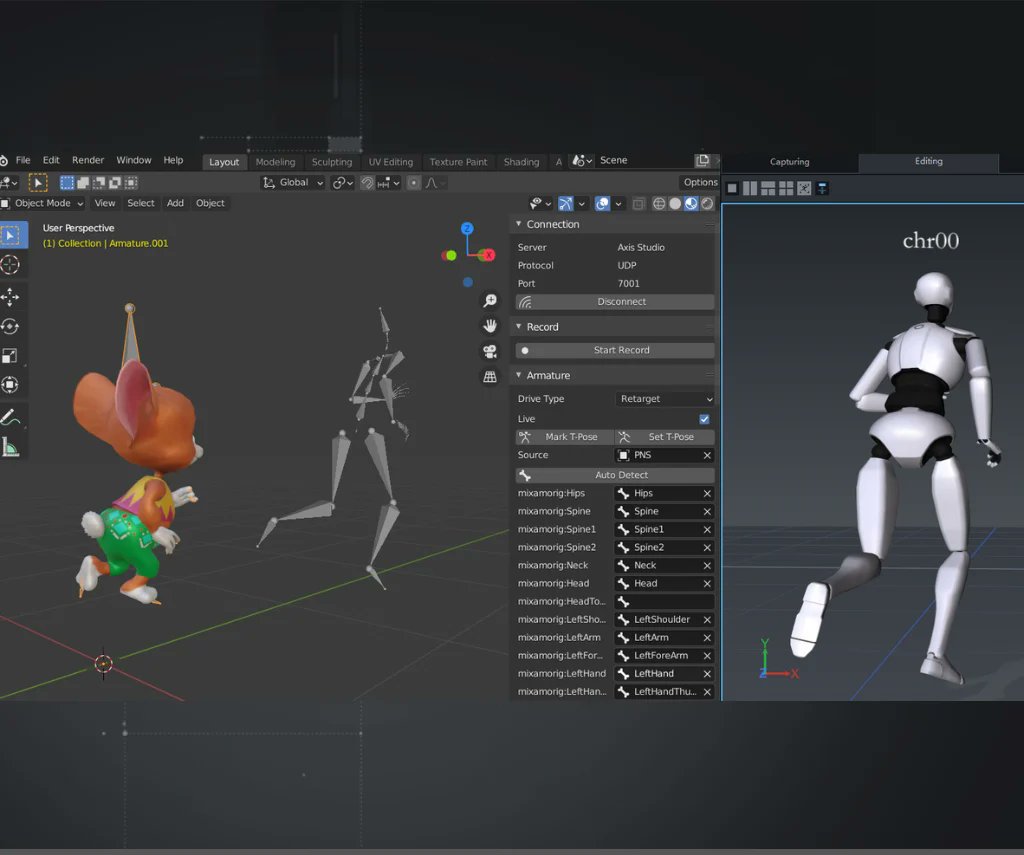 We've added an update to our blender plugin to fix issues with v4.1 - download it here - github.com/pnmocap/neuron…
.
.
.
#mocap #motioncapture #animation #blender3d