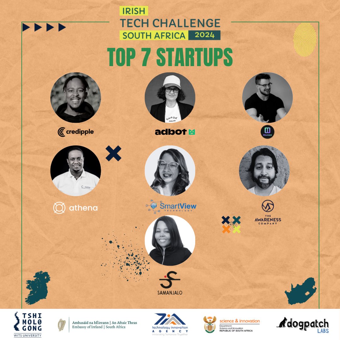 TshimologongIT's tweet photo. The top 7 for the Irish Tech Challenge SA 2024 has been selected, join us in congratulating them for advancing into the next stage of the programme.

#Ireland #WASH #tech #IrishTechChallenge #TshimologongTheFuture #Innovation #Digital #Innovators #showcase https://t.co/GvevGXOAMH