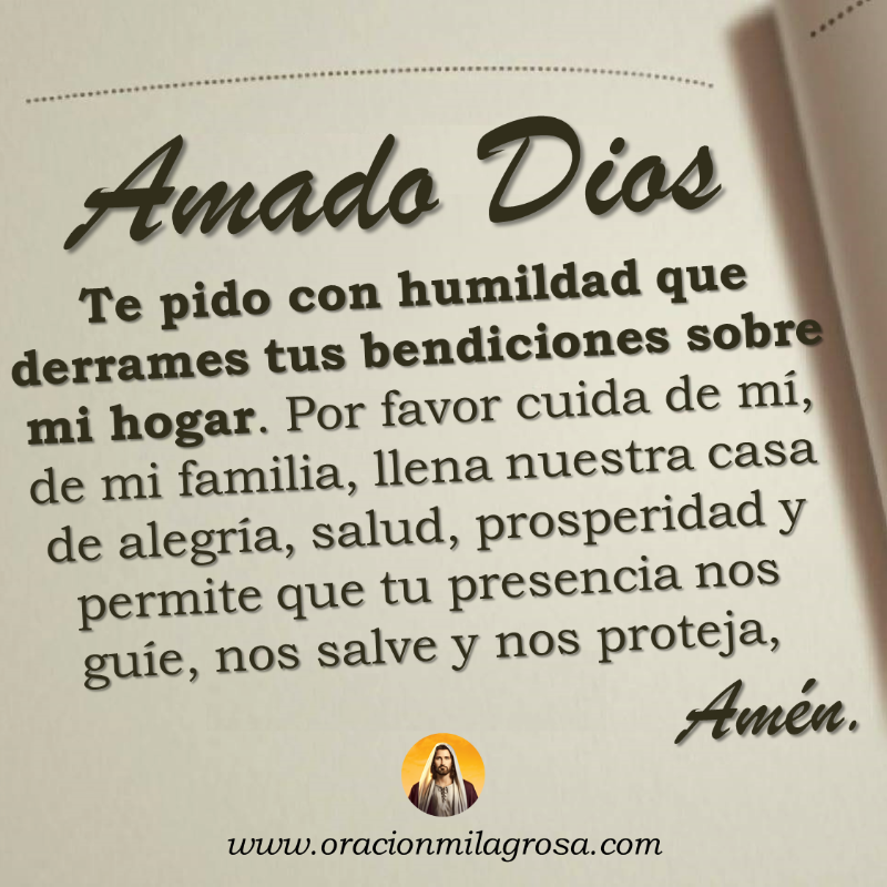 oracion_milagro's tweet photo. ORACIÓN PARA QUE EN MI HOGAR REINEN LA SALUD Y LA ABUNDANCIA: Haz esta oración para pedir a DIOS que proteja tu hogar, que aleje de él toda amenaza, enfermedad y que colme tu vida y la vida de tu familia con paz, bendición y milagros.

Haz esta oración en: https://t.co/guF3RBB9Ju