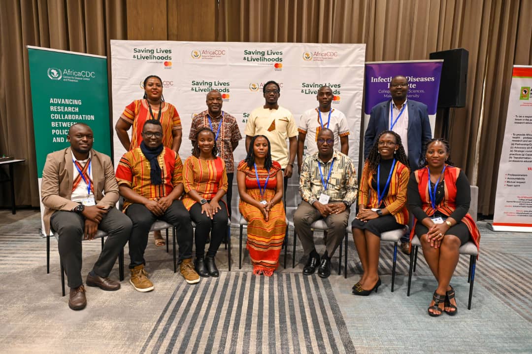 AFREhealth Official (@afrehealthorg) on Twitter photo The team from the Infectious Diseases Institute <a href="/IDIMakerere/">Infectious Diseases Institute, Makerere University</a> of Makerere University was active at the ongoing symposium. AFREhealth is partnering with IDI to implement the Africa CDC-Mastercard Foundation's Saving Lives and Livelihood project in 12 countries The team from the Infectious Diseases Institute <a href="/IDIMakerere/">Infectious Diseases Institute, Makerere University</a> of Makerere University was active at the ongoing symposium. AFREhealth is partnering with IDI to implement the Africa CDC-Mastercard Foundation's Saving Lives and Livelihood project in 12 countries