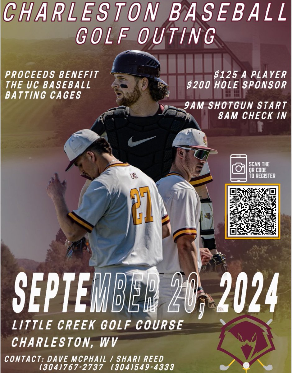 Looking forward to kicking off Homecoming weekend with some good times and connections. All the money raised helps us build an outdoor batting cage.
