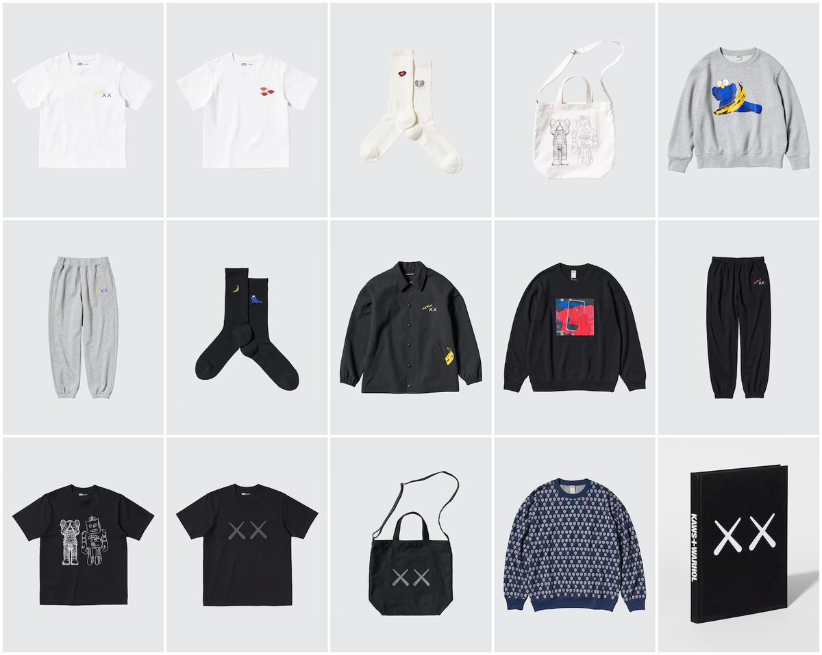 🚨Kaws et Uniqlo sortent une nouvelle collection été comme l’année dernière !

Les t-shirts sont simples et vont tous sold out 100%…

Ça sort le 22 août il ne faut pas rater ça 👀