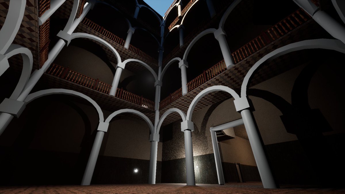 Weird_Pixels's tweet photo. How it started || How it's going
We just started with the modelling of the archs and columns of the courtyard, being in the blockout phase to check dimensions.
WP
#gamedev #horror #hauntedhouse #weirdpixels #unrealengine #archs https://t.co/XvJ87Keb2U