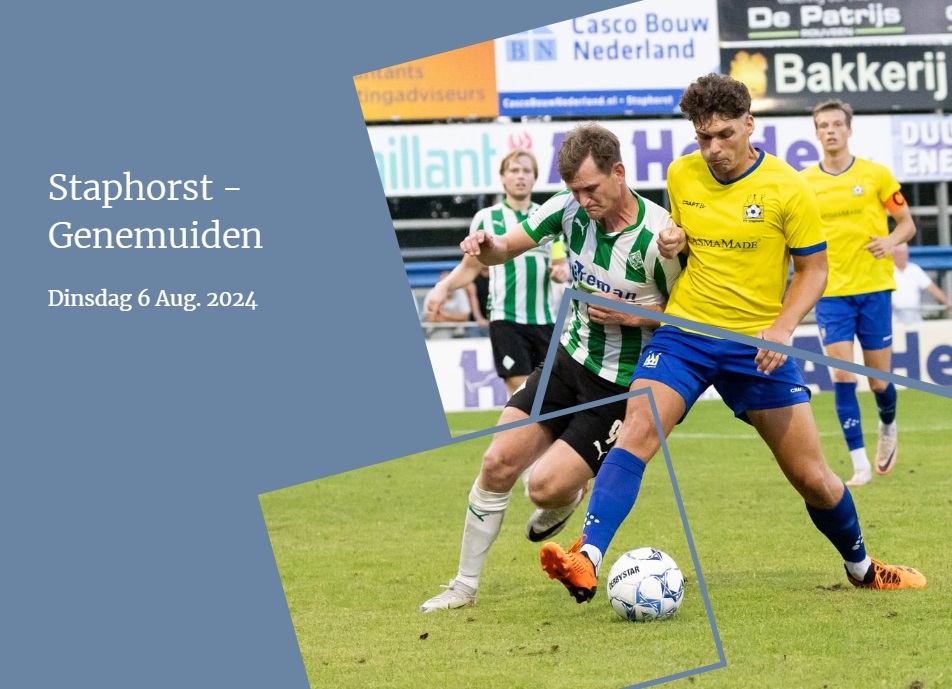 De foto's van afgelopen dinsdag van de wedstrijd <a href="/vvstaphorst/">vv Staphorst</a>  - <a href="/scgenemuiden/">Sportclub Genemuiden</a>  door Marian Bruinsma.
myalbum.com/album/maopigPj…