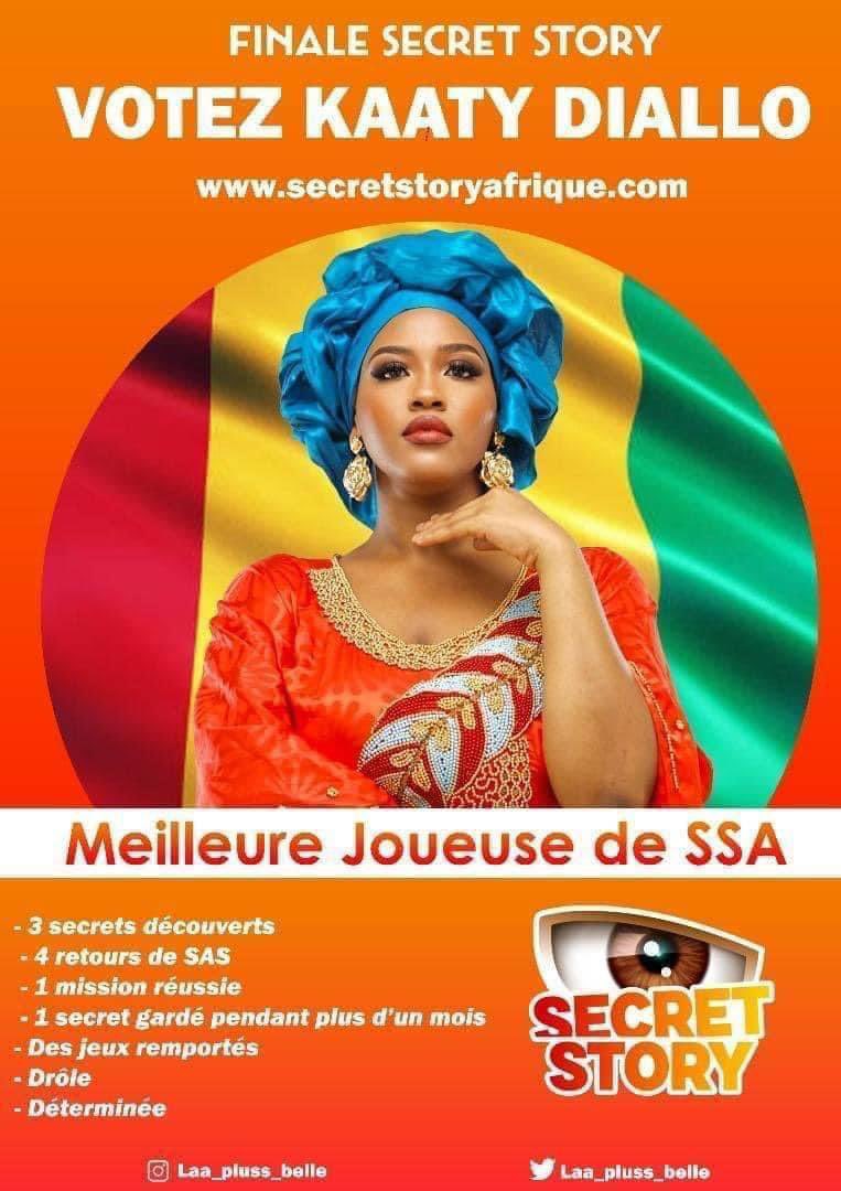 MCFreshh224's tweet photo. Faisons de notre compatriote 🇬🇳  @KaatyDiallo la gagnante de la première saison de secret story Afrique.

Voici le lien de vote : https://t.co/gHK3xoNqLw https://t.co/mVzbVBb52p