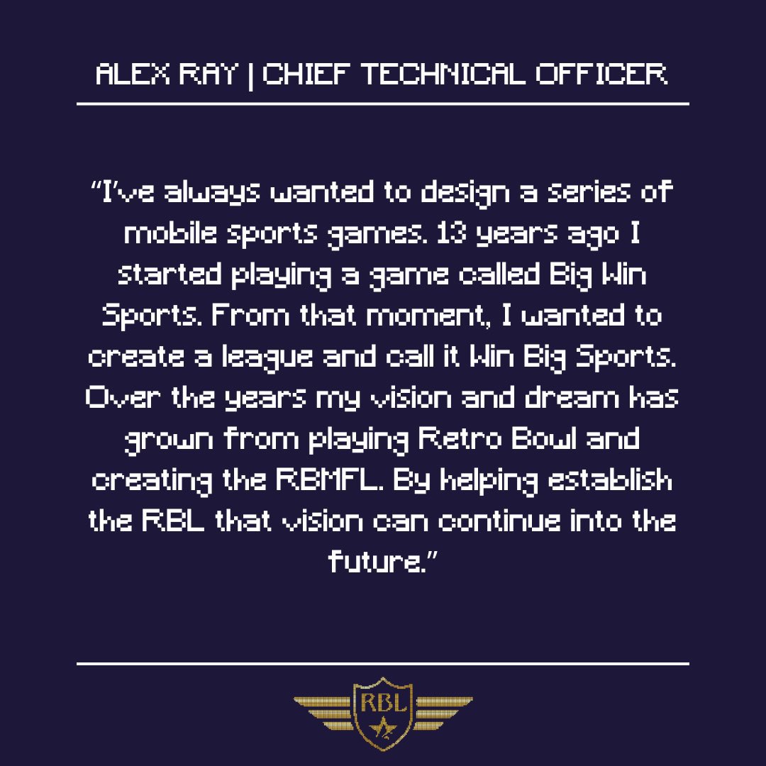 Glad to be a part of this staff and can’t wait to see what the future looks like at <a href="/RetroBitLeagues/">Retro Bit Leagues</a>!