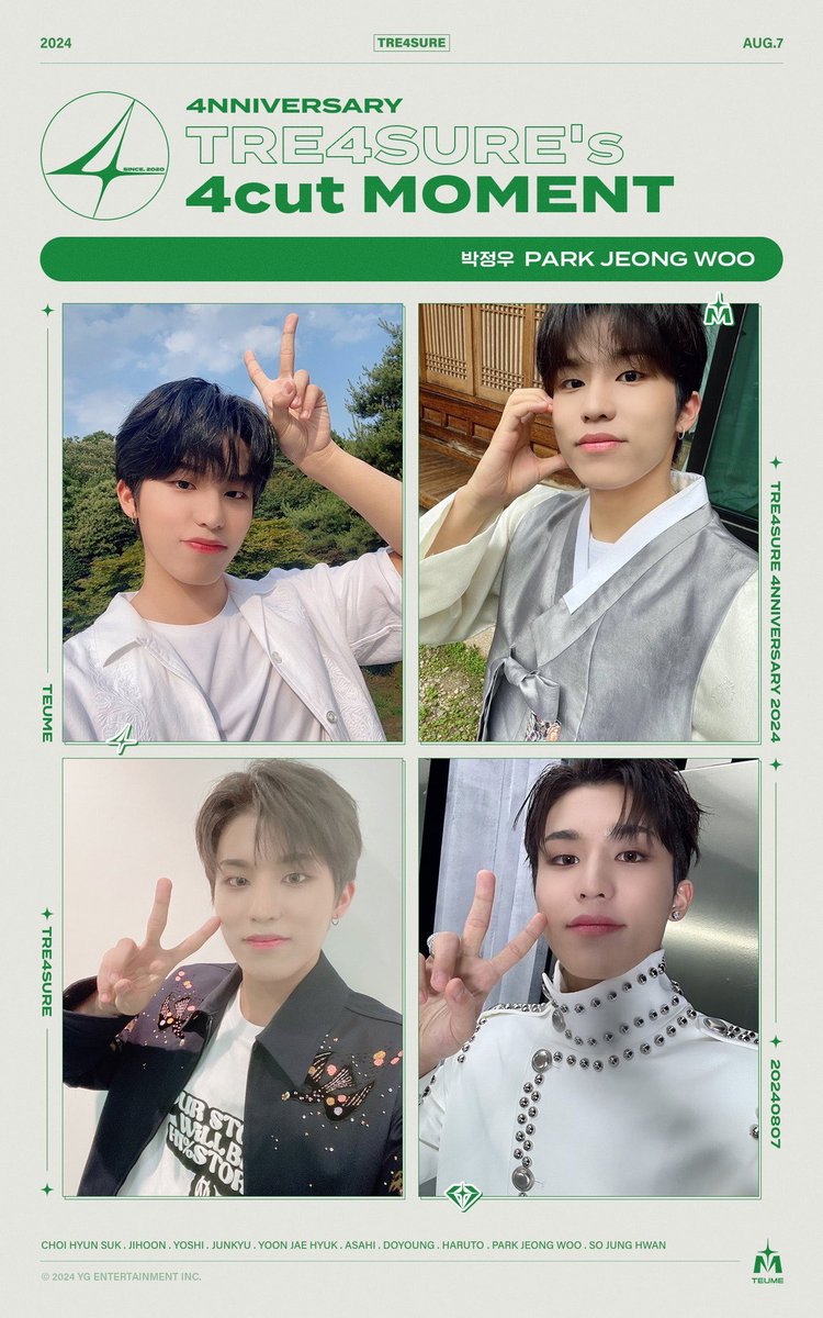 I prepared my 4cut Moment so Teumes can see how good I grew up with their endless love and support!