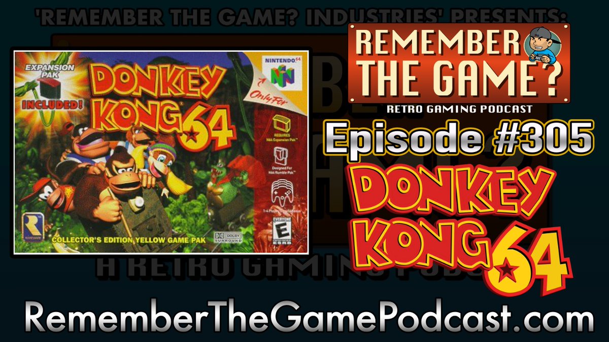 We're finally talking #DonkeyKong 64.

I HATED it as a kid. As an adult? I'm a little torn. LET US SWAP KONGS BY PAUSING DAMMIT!

We're 🇨🇦's #1 #gaming podcast!
Give us a shot, you can find us e'rywhere here: tr.ee/g0TYxFaVQh 

#dk64 #n64 #retrogaming #retrogamer #nintendo