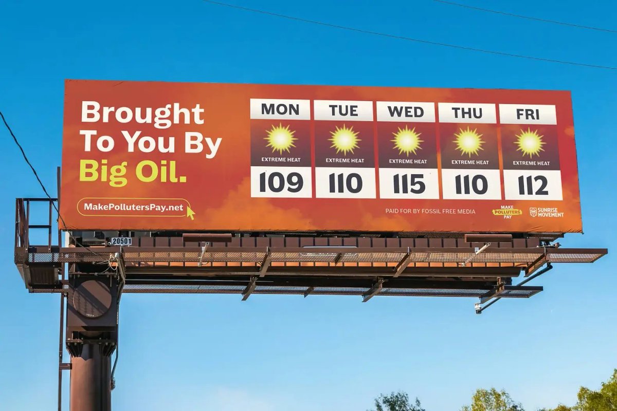 Since Big Oil is too busy destroying our planet, they forgot to advertise their latest product: some very hot summers.

We worked with <a href="/StopBigOil/">Make Polluters Pay</a> to put up billboards so America knows who is bringing record breaking temperatures.