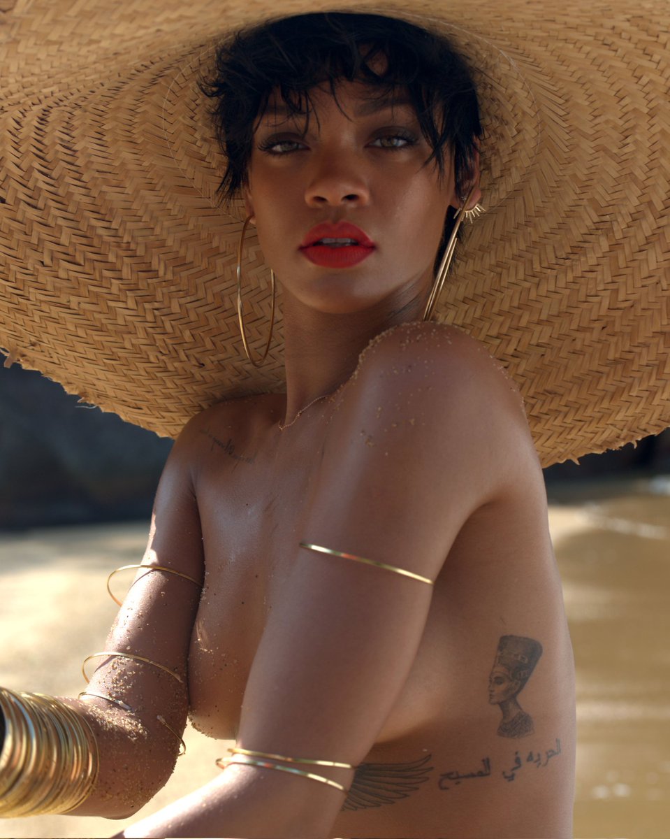 Rihanna for Vogue Brazil, 2014.
