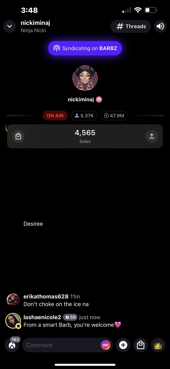 CarmellaBigBarb's tweet photo. NICKI via Station Head: Nicki Said if you see anyone with her picture in their profile or AVI acting shady, being negative or causing trouble send it to her so she can handle it!! 

I’m so happy about this because I have been waiting for this day ! B/c they main negative one’s https://t.co/5RKnCjdVYf