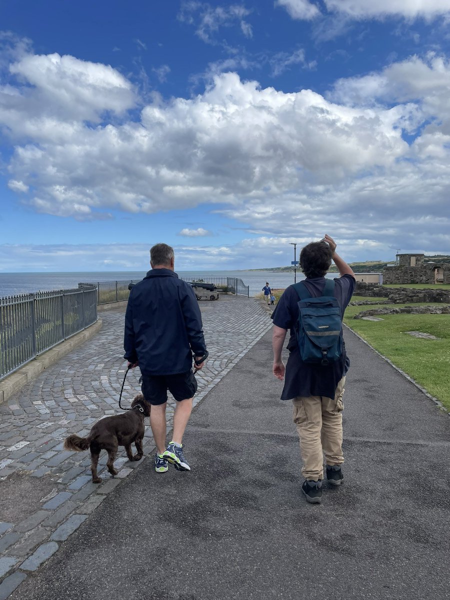 Cheeky wee day trip to St Andrews, great to catch up with my old pal and his cocker, Jarvis. #GoodTimes