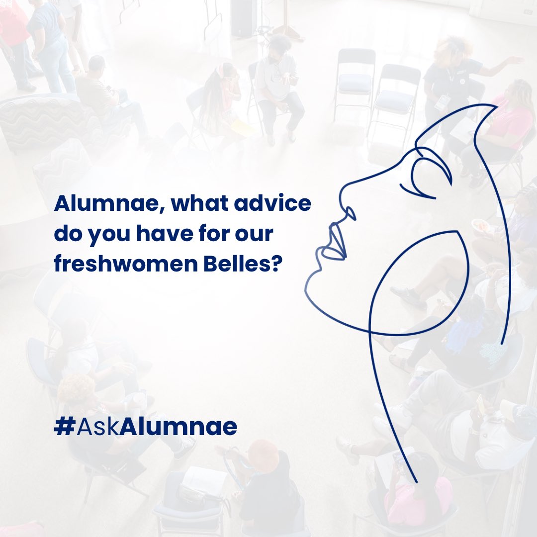 BennettCollege's tweet photo. Alumnae, do you have any advice for our freshwomen Belles? Comment your words of wisdom below! ๐
#BennettCollege #BennettBelles #HBCULove #HBCU #bennettbellesdoitwell #Freshwomen #AskAlumnae https://t.co/ztQcKlojct