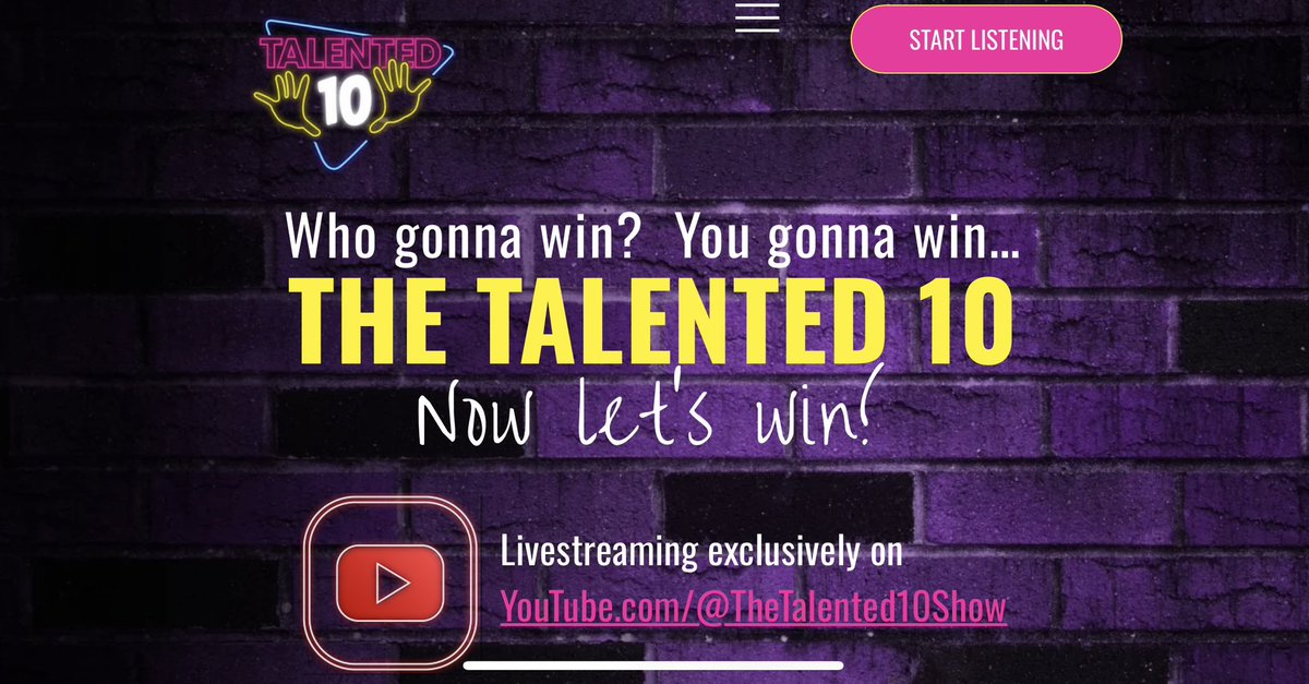 ODtheVC's tweet image. Calling all dancers, singers, spoken word artist, instrumentalists, rappers, etc…

Here’s an opportunity to cash in on your talent.

Now accepting contestant registrations for season 2.

talented10tv.com👐