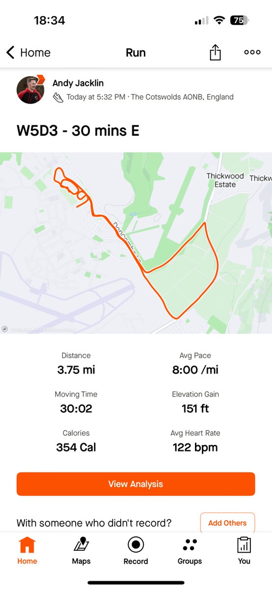 AJRunningCoach's tweet image. 🌟 30-min Easy Pace Recovery Run! 🏃‍♂️ 

Focused on giving my legs a gentle turnover before tomorrow's interval session. 

Feeling the progress already! 

How's your training going? 💪 

AJ

AJRunningCoach.com

#RunningProgress #RecoveryRun #AJRunningCoach