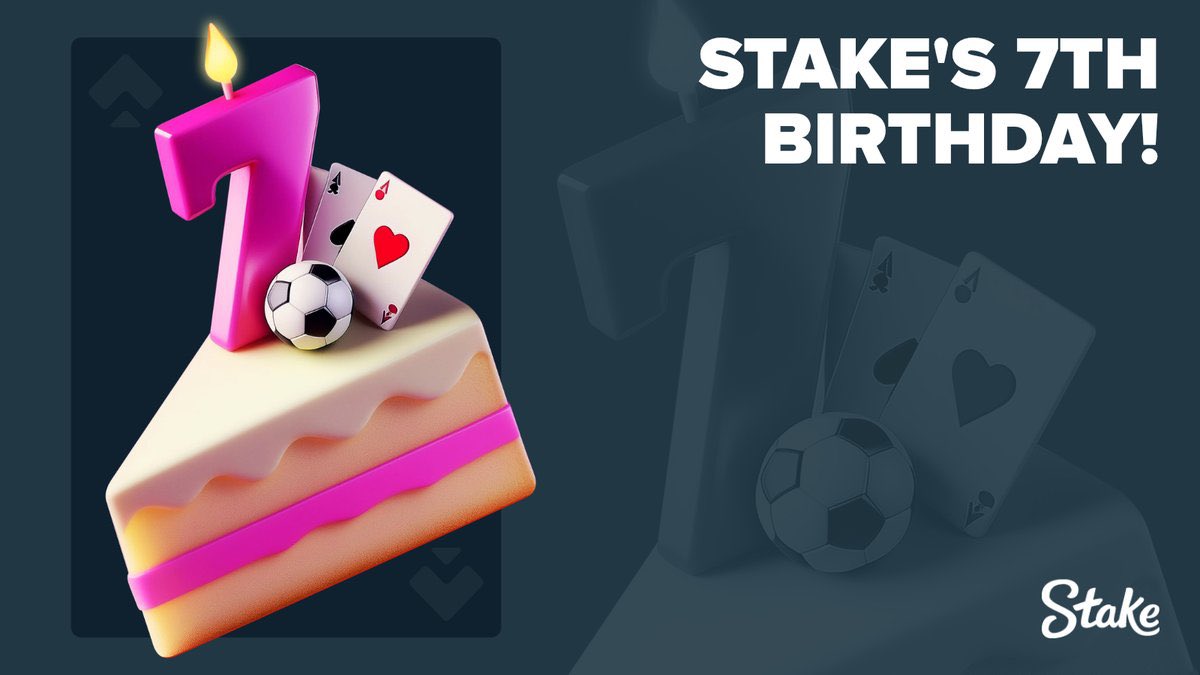 🎁<a href="/Stake/">Stake.com</a> 7th Birthday Celebration! 🎁

💰In honor of Stake’s 7th birthday, we are giving away a free $77.77 in stake tips! 
(10x winners of $7.77 each)💰

To enter: 

✅Like/RT + Tag a friend 
✅Comment your Stake name along with your favorite game/memory on Stake
