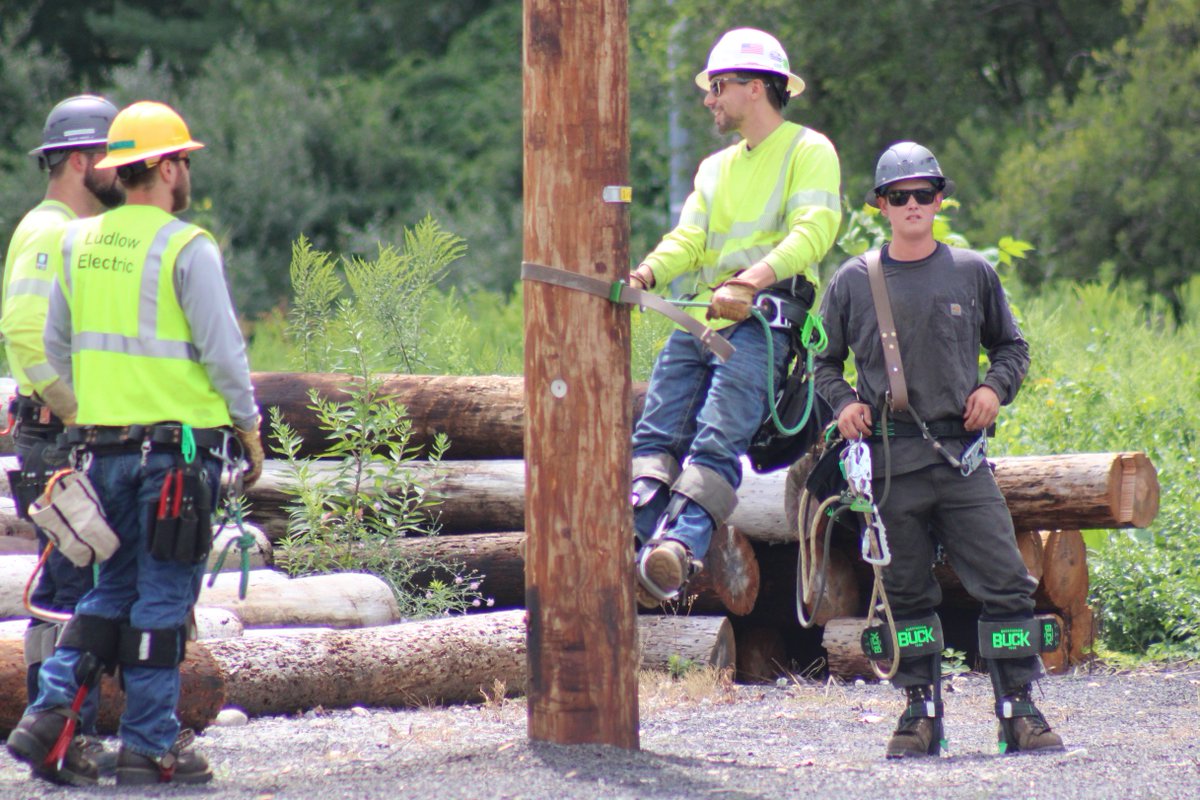 NEPPA_Littleton's tweet photo. Our #ApprenticeLineworker Year 1, Group B is back to #PowerUp their #training! 💪🔌 We're thrilled to welcome back these dedicated #lineworkers as they gain skills to keep our #communities #safe.⚡️

#NEPublicPower #Lineman #CommunityFirst #TrainingDay #UtilityWorkers https://t.co/bX7L8ugIFP