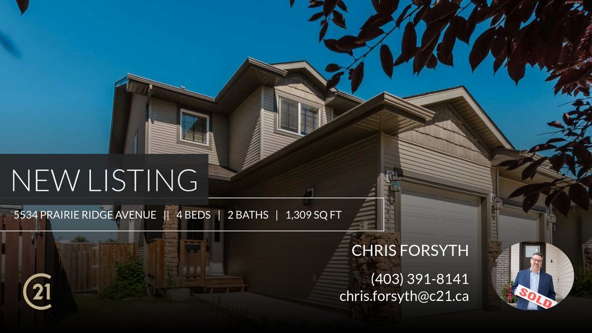 📍 New Listing 📍 Take a look at this fantastic new property that just hit the market located at 5534 Prairie Ridge Avenue in Blackfalds. Reach out here or at (403) 391-8141 for more information!

Listed by Dale Devereaux

Chris Fo... homeforsale.at/5534_PRAIRIE_R…