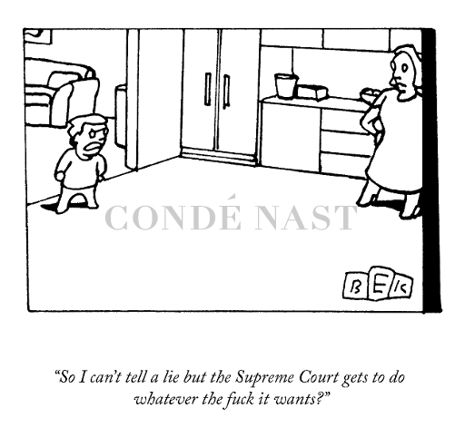 joshchafetz's tweet photo. Does this New Yorker cartoon go on the first page of my Con Law syllabus this year, or somewhere in the middle? https://t.co/l90vy5MLRK