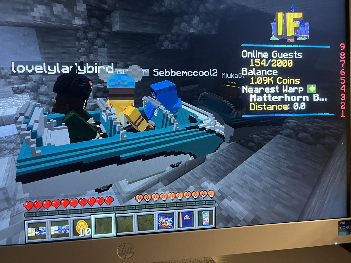 Beeboosz's tweet photo. This was sooo much fun!!! Disney land in minecraft with pangi. The most fun ive had when watching a stream #pangi #minecraftdisney https://t.co/4tVRIbyTOo
