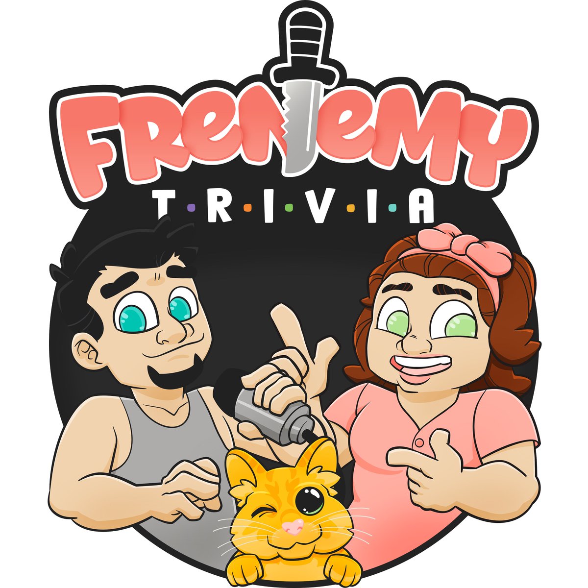 FrenemyTrivia's tweet photo. If you are in our Discord channel, you already know, but we are SO excited to introduce you to our new branding for Frenemy Trivia starting in Season 3!

Huge shout out to @Arkwulf for his AMAZING work!

1/ https://t.co/zVX9xrnOQu