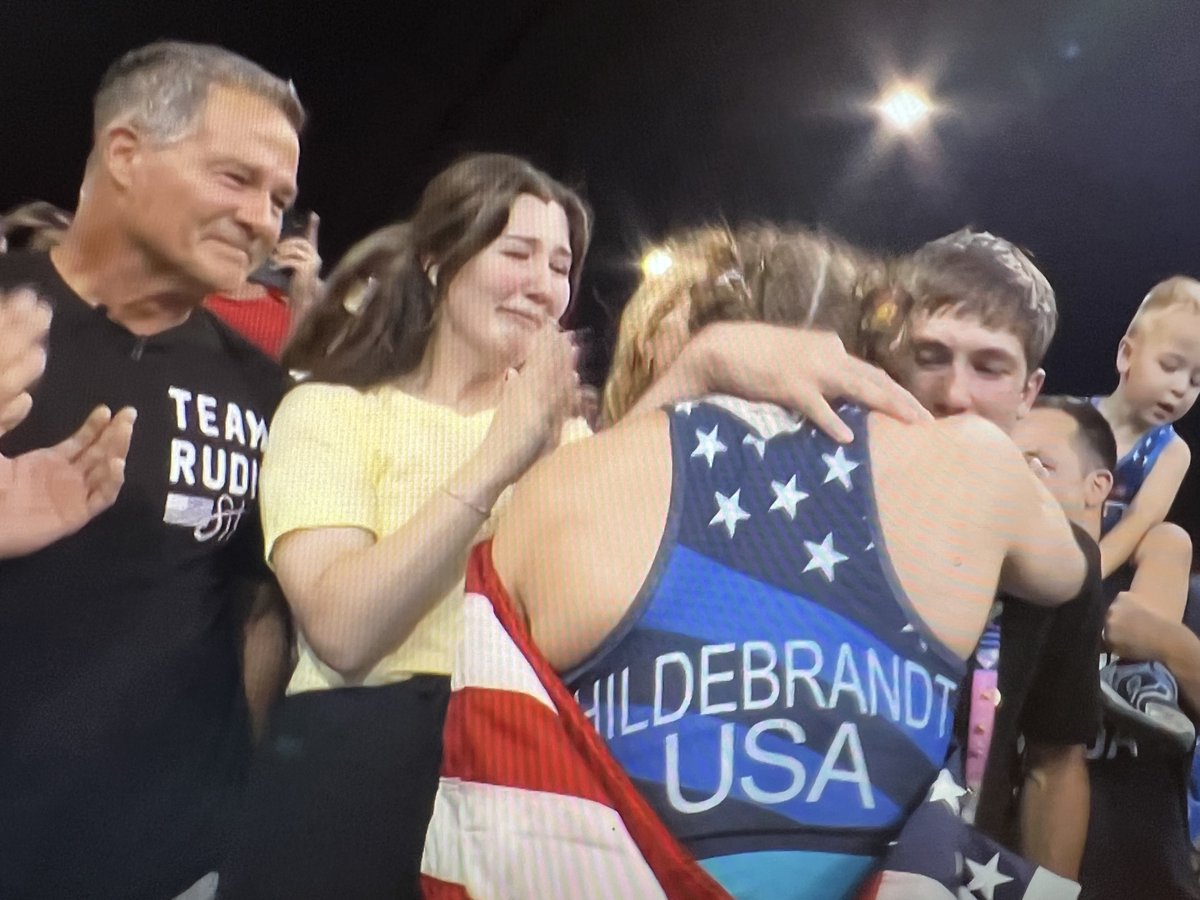 The_Pennant's tweet photo. SHE DID IT!!!!! @PennPride365 alum Sarah Hildebrandt is a GOLD MEDAL WINNER!!!!! 🇺🇸🇺🇸🇺🇸 #TeamUSA https://t.co/3MV9lffyWp