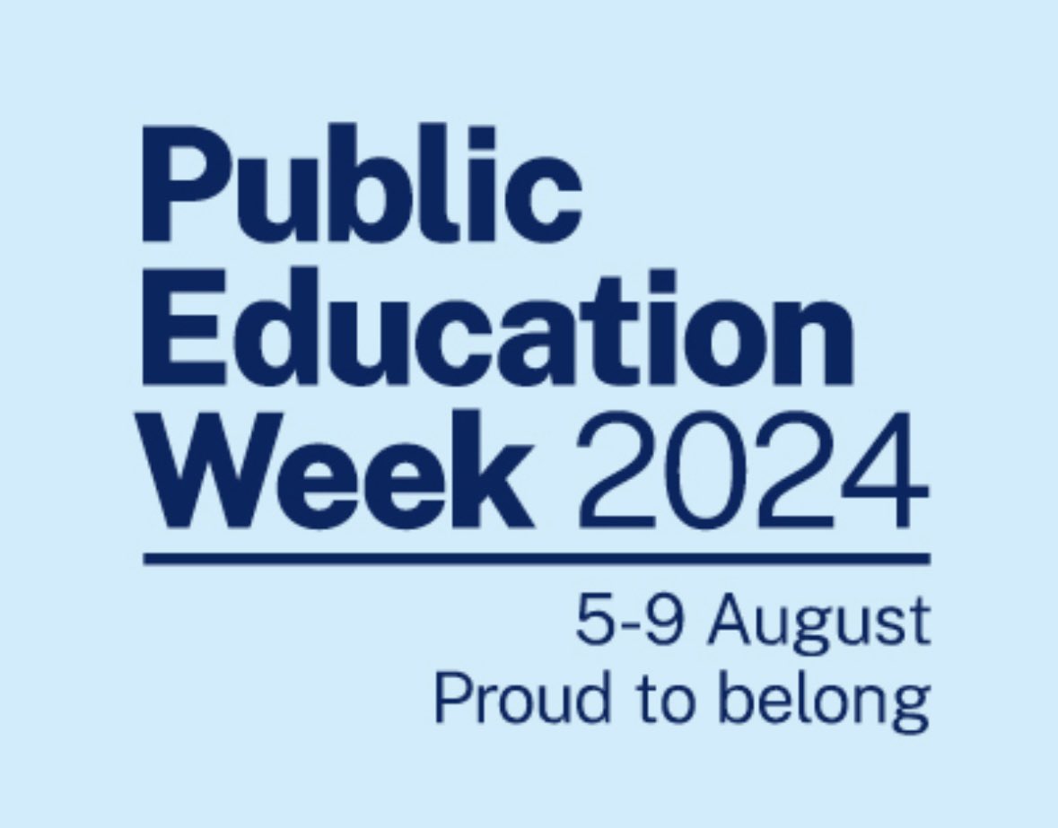 Good signs for Public Education: 
Thursday  …how proud we can be of our schools - students, staff and community! 
⭐️We’re for All⭐️