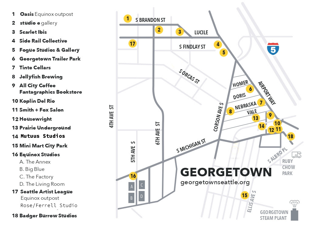 BadgerB_Studios's tweet photo. Georgetown Art Attack is happening this Saturday, August 10th! The studio will be open from 1-7pm. There's so much cool artwork to check out, including our current guest artist, Katie Croonenberghs' PNW dragon series that we have on display!
.
#georgetownartattack https://t.co/EbeTiCLQ8b