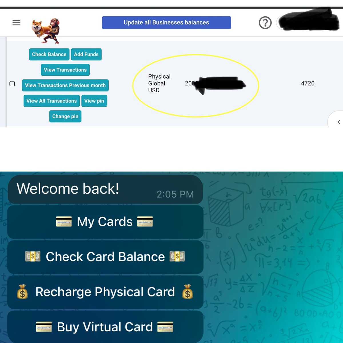 Monkey_Shit_inu's tweet photo. For more conviene our provider has gave us the #SHITCARDBOT on TG😁

all you do after receiving and activating your physical card.. 

1-connect the physical Global to the TGbot.

#memecoins #shitcard $MSI 
https://t.co/Wde3xaxPsT https://t.co/Ll8xg33eZb