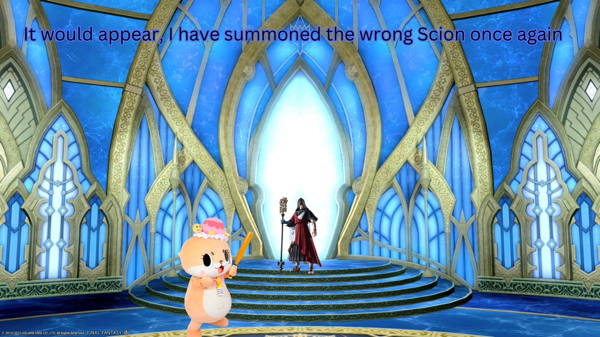IncorrectFFQTS's tweet photo. Chiitan, Eorzea's crazy Warrior of Light https://t.co/XfT18wwbpP
