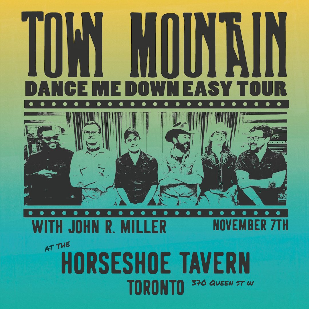 💥JUST ANNOUNCED💥 Bluegrass spiced with country, old school rock ‘n’ roll, and boogie-woogie from Asheville, North Carolina,  @townmountain will be at the Horseshoe Tavern on November 7th with very special guests @jrmillerwv!

🎟🎟🎟showclix.com/tickets/TownMo…