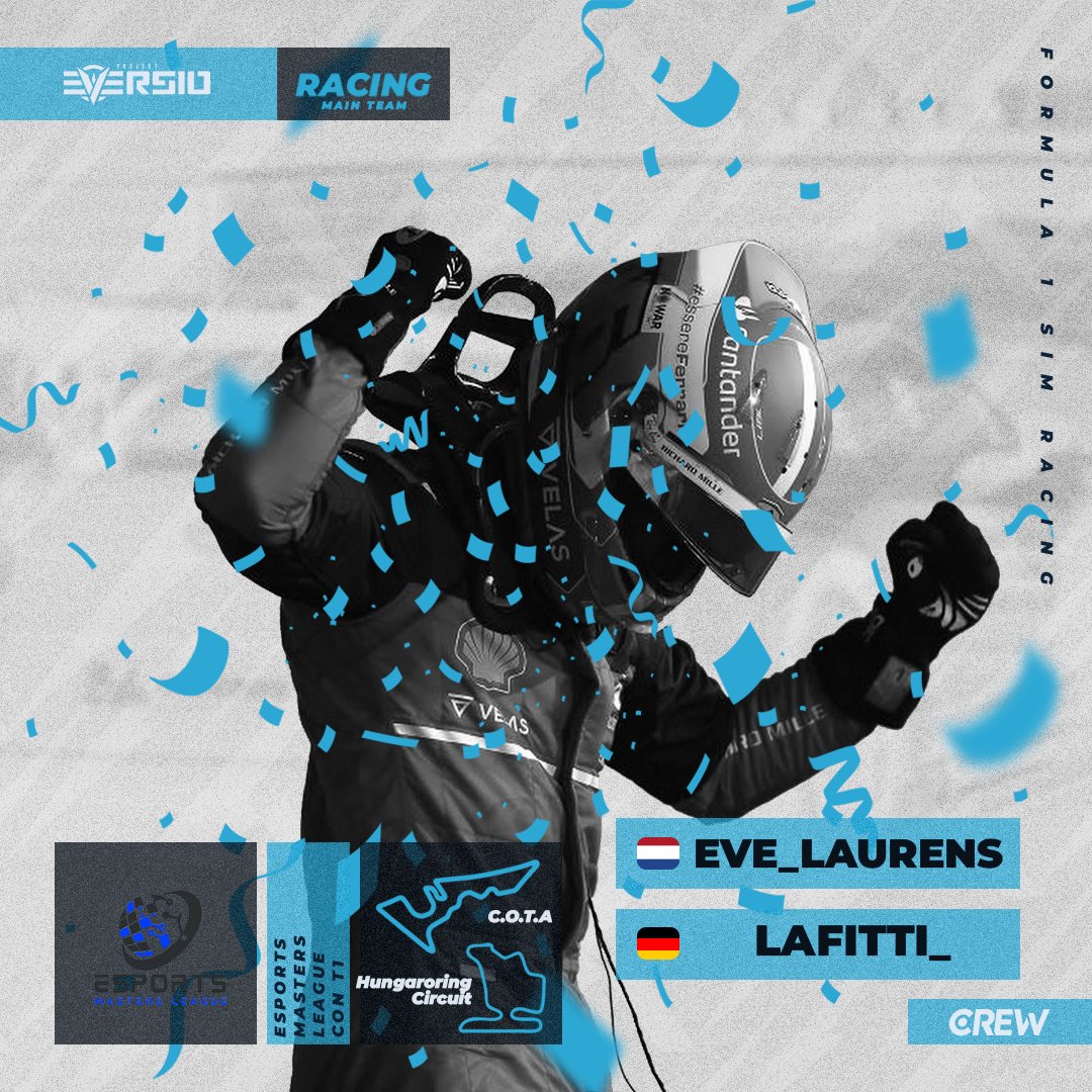 eversio_racing's tweet image. 🔷️ 𝗤𝗨𝗔𝗟𝗜𝗙𝗜𝗘𝗗 | @EML_F1

JUST LIKE THAT!

Our PS team has qualified for EML Con Tier 1 💪

Great performance from both our drivers. We managed to qualify P5 out of 26 teams 👏

Well done 💙🤍

@Laurens29_
@GSP_Lafitti

#EverWin