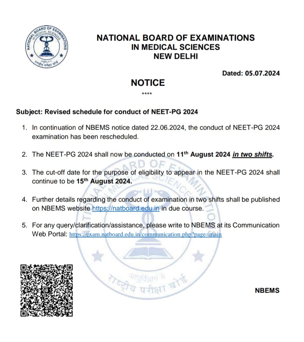 AllIndiaDoctors's tweet photo. Lots of #doctors are unhappy with the #NBEMS test city allotment process. 
Therefore we are requesting @MoHFW_INDIA Mr. @JPNadda ji, to postpone the #NEETPG exam for a time being and initiate NBEMS to arrange adequate test city to conduct the #NEETPG2024, properly in one shift. https://t.co/rppiq5yKYY