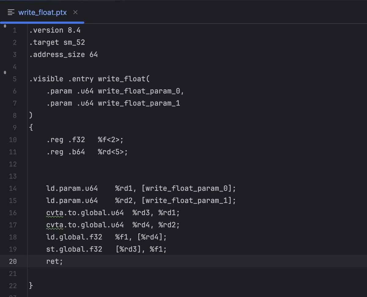 mike64_t's tweet image. It is done. LibreCUDA can now launch CUDA kernels without relying on the proprietary CUDA runtime / driver api. It does so by communicating directly with the hardware via the ioctl "rm api" and Nvidia's QMD MMIO command queue structure.