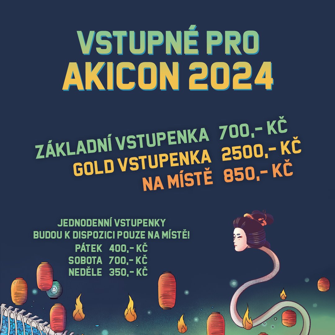 Akicon_cz's tweet photo. Spustili jsme předprodej a přihlášky! Přihlásit se můžete s přednáškou, přidat se ke staffu, nebo se zapojit do Artist Alley. https://t.co/3axzYCl88b