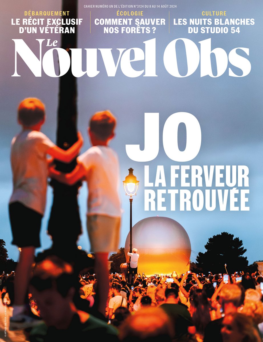 Le Nouvel Obs (@le_nouvelobs) on Twitter photo 🗞️ Cette semaine dans <a href="/Le_NouvelObs/">Le Nouvel Obs</a> : la ferveur retrouvée grâce aux JO. Les organisateurs l'espéraient, les Français en doutaient. Mais la liesse olympique a bien gagné le pays. Des campings aux Ehpad en passant par les stades, la joie d'accueillir le monde entier et de célébrer 🗞️ Cette semaine dans <a href="/Le_NouvelObs/">Le Nouvel Obs</a> : la ferveur retrouvée grâce aux JO. Les organisateurs l'espéraient, les Français en doutaient. Mais la liesse olympique a bien gagné le pays. Des campings aux Ehpad en passant par les stades, la joie d'accueillir le monde entier et de célébrer