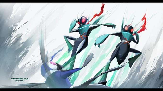 Kamen Rider 𝙭 Lokix forms  « Ichigo・Nigo »  #仮面ライダー #kamenrider #ポケモン #Pokemon 