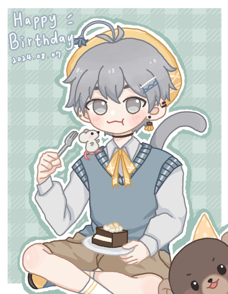 ryokuto_sayo_'s tweet photo. 有人懶得發自己的圖
叫我幫他發==
笨笨猴生日快樂 https://t.co/dw6fFatxWw