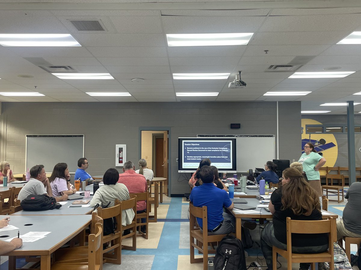 We are thrilled to have Emily Borchers from <a href="/NKCESKids1st/">NKCES</a> to join us for Session 3: Indicator 13 with our amazing secondary teachers! Thank you, Emily, for sharing your expertise and making a difference! <a href="/TheKCSD/">Kenton County School District</a> <a href="/Daniell52744207/">Danielle Rice</a> <a href="/BryngelsonJ/">Jennifer Bryngelson</a> <a href="/tracyleigh74/">Tracy Adkins</a> <a href="/NeltnerMelinda/">Melinda Neltner</a>