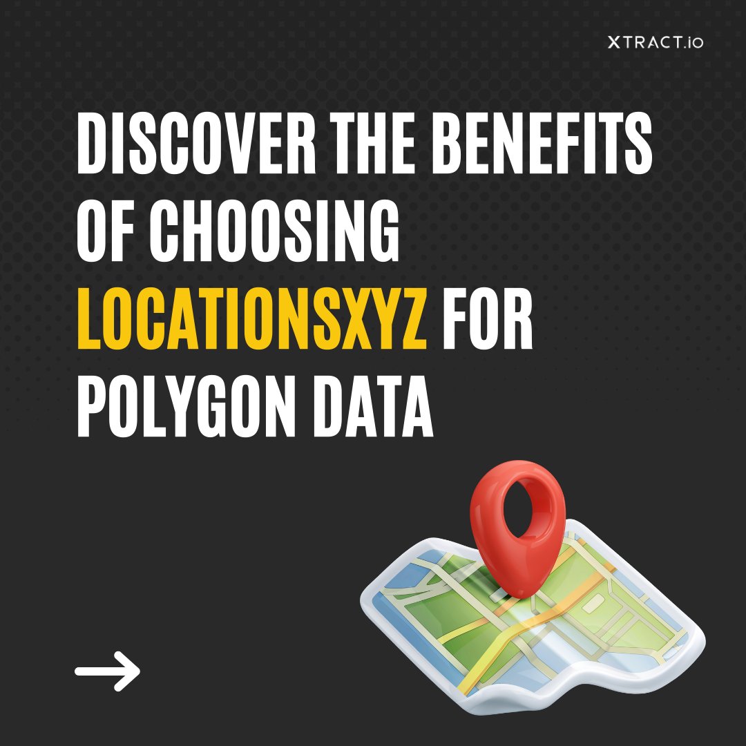 xtract_io's tweet image. Did you know that accurate polygon data can boost your market analysis precision by up to 95%? Discover how Xtract can improve your business needs.
zurl.co/IEXe
#polygondata #data #polygon