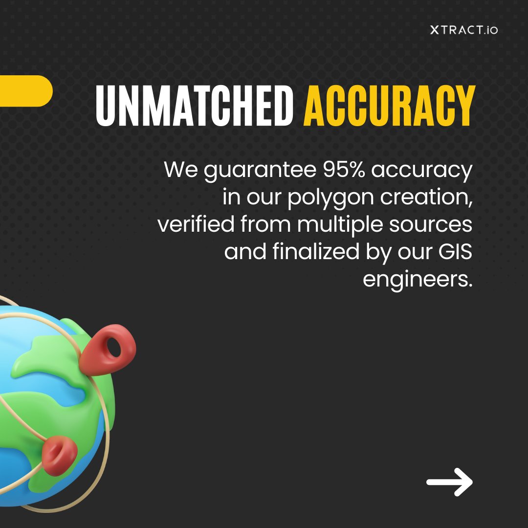 xtract_io's tweet image. Did you know that accurate polygon data can boost your market analysis precision by up to 95%? Discover how Xtract can improve your business needs.
zurl.co/IEXe
#polygondata #data #polygon