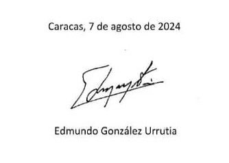 🚨Alerta

🔴 Usuarios en redes sociales ven con preocupación el cambio en 48 horas en la firma de Edmundo González, donde pasó de “Edmundo González Urrutia, Presidente Electo de Venezuela” a únicamente “Edmundo González Urrutia”

🗣️¿Qué opinas tú?